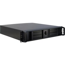 Inter-Tech 2U-2098-SK Rack Black