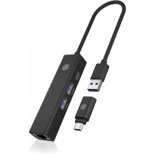 Icy Box Adapter IcyBox USB3.2 Gen1 Hub &...