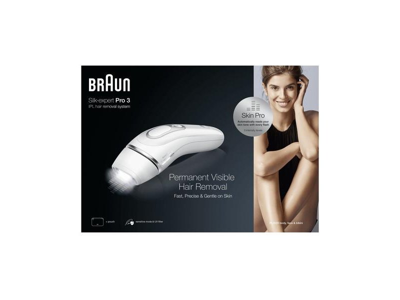 BRAUN Silk-epil 9 Flex 9030 epilator 40 tweezers White, Gold