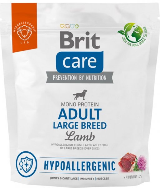 brit care adult large breed lamb & rice