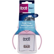 LOVI First Cup With Spout 150ml - Pink 6m+...