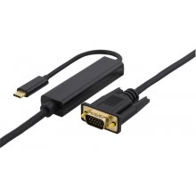 Deltaco USB-C - VGA, QWXGA 2048x1152 60 Гц...