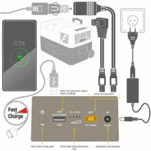 Yolco External battery powerbank for CSX5...