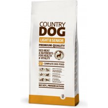 Country Dog Light & Senior dog food 15kg