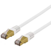 DELTACO S/FTP Cat6a patch cable, delta cert...
