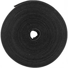 Deltaco Velcro Strap, width 10mm, 5m, black...