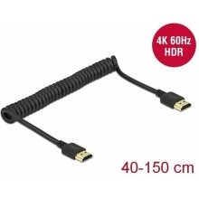 DeLOCK HDMI han -> HDMI han 1.5 m Sort