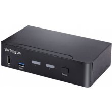 STARTECH .com SV231DPUCA KVM switch Black