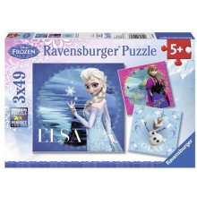 Ravensburger Elsa, Anna & Olaf 3 X 49 pcs...