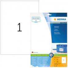 Herma Etiketten Premium A4 weiß 210x297 mm...