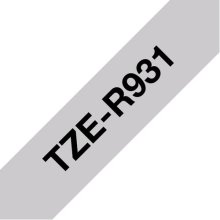 Brother TZE-R931 label-making tape Black on...