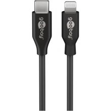 Goobay Cable Lightning USB-C black 0.5m -...