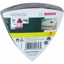 Bosch abrasive paper Delta 25 pieces