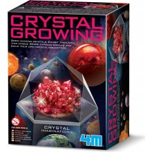 4m Kristallide kasvatamise komplekt - punane