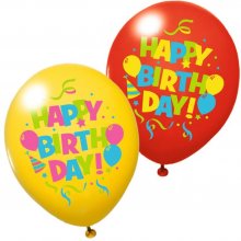 Susy Card Balloons, 6 pc / Happy Birthday