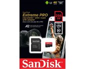 Sandisk Extreme Pro 256GB - MicroSDXC 170/90...