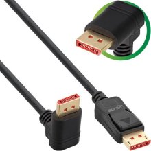 Inline DisplayPort 1.4 cable, 8K4K, downward...