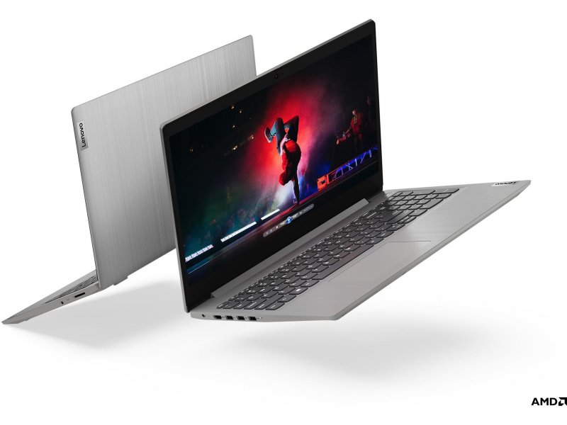 Notebook Lenovo Ideapad 3 Ddr4 Sdram 39 6 Cm 15 6 1920 X 1080 Pixels Amd Ryzen 5 8 Gb 256 Gb Ssd Wi Fi 5 802 11ac Windows 10 Home Grey Platinum 81w100uxmh 01 Ee