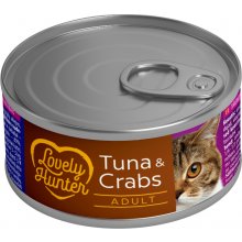 Lovely Hunter tuna and crab 85 g, canned cat...