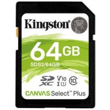 Флешка Kingston Technology 64GB SDXC Canvas...