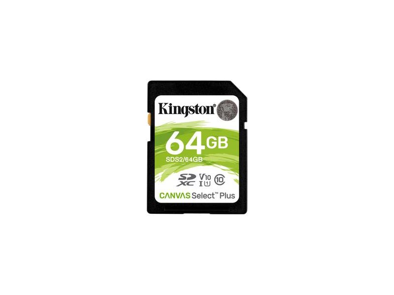 Карта памяти kingston canvas select plus 128 гб sdcs2 128gb