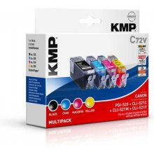 Tooner KMP C72V ink cartridge 4 pc(s) Black...