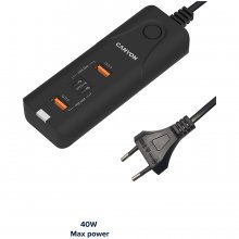 CANYON charger H-10 PD 20W QC 3.0 18W 2USB-A...