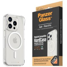 PANZERGLASS ® HardCase Transparent w. White...