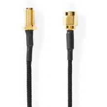 Nedis CSGP02020BK05 signal cable 0.5 m Black
