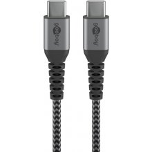 Goobay | USB-C to USB-C Textile Cable with...