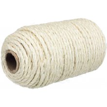 TRIXIE Sisal rope on a roll, 50 m/ø 4–6 mm