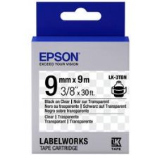 Тонер Epson TAPE LK-3TBN CLEAR BLK-/CLEAR...