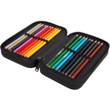 CoolPack Filled Triple Zipped Pencil Case -...