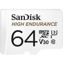Mälukaart SANDISK High Endurance 64 GB...