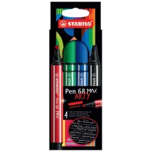 Stabilo felt-tip pens Pen 68 Arty, 4 pcs