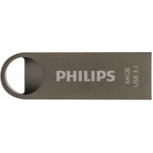 Флешка Philips USB 3.1 64GB Moon Space Gray