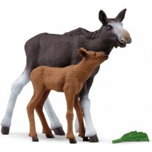 Schleich Figures Moose Family Wild Life