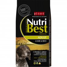 NutriBest Adult Lamb & Rice dog food 3kg