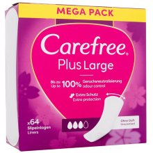 Carefree Plus Large Light Scent 64pc -...