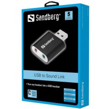 Звуковая карта Sandberg USB to Sound Link