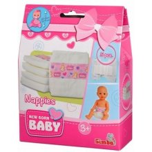 Simba 5 nappies for New Born Baby doll