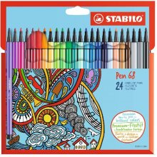 Stabilo Premium Felt Tip Pen, Pen 68, Wallet...