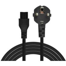 SAVIO Strom IEC 60320 C5 CEE 7/7 Sort 3m...