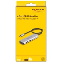DeLOCK USB 10 Gbps USB Type-C Hub with 2 x...