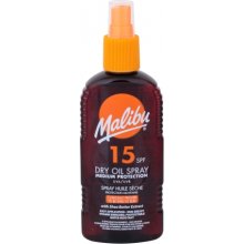Malibu Dry Oil Spray 200ml - SPF15 Sun Body...