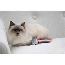 KERBL Soft Cat Brush with Comb - 16x16 cm