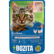 BOZITA Indoor & Sterilised Chicken & Turkey...