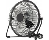 DELTACO USB ventilaator 13cm, must