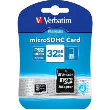 Verbatim SD MicroSD Card 32GB SDHC Premium...