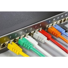 DELTACO F / UTP Cat6 patch cable, 0.3m...